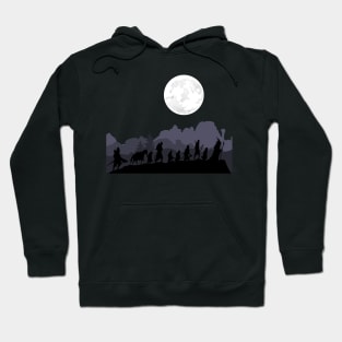 Fellowship - Full Moon at Night Hoodie